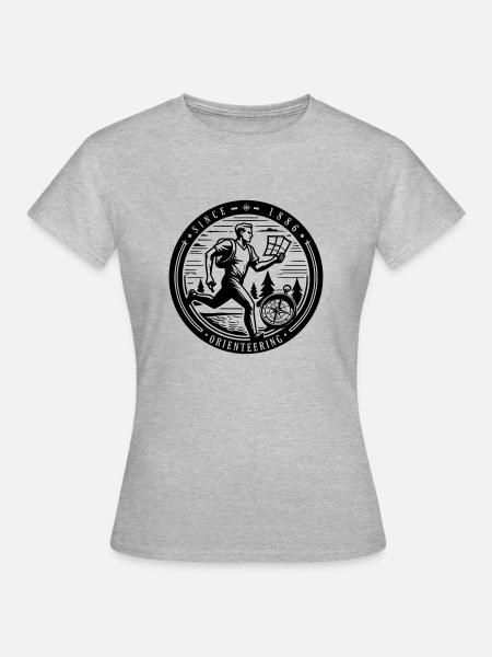 Orientierung - Frauen T-Shirt - Grau meliert