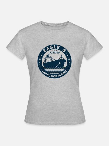 Adler S - Frauen T-Shirt - Grau meliert