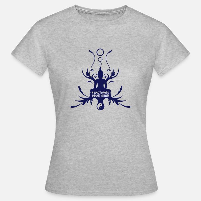 Buddha - Women's T-Shirt - heather grey