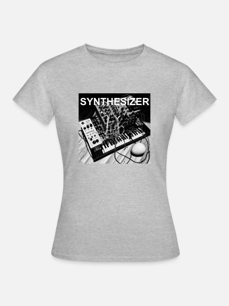 Modular SynthesizerII - Frauen T-Shirt - Grau meliert