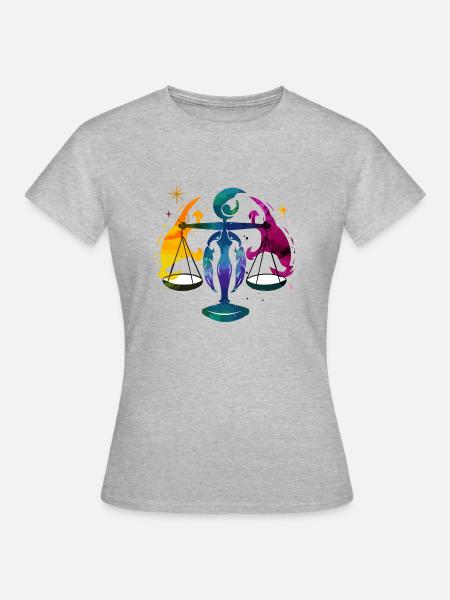 Die Astro-Skala - Frauen T-Shirt - Grau meliert