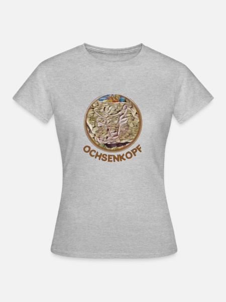 Ochsenkopf - Frauen T-Shirt - Grau meliert
