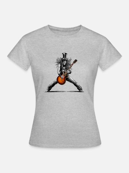 Inferno-Riffs - Frauen T-Shirt - Grau meliert