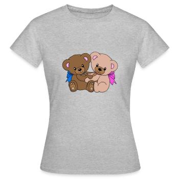 porter - T-shirt Femme - gris chiné - Devant - AI Model Female 172 dark (172cm)