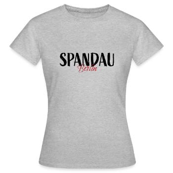 Spandau - Frauen T-Shirt - Grau meliert - Vorne - AI Model Female 172 dark (172cm)