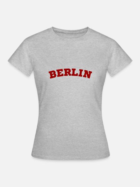 Berlin - T-shirt Femme - gris chiné