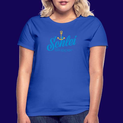Schlei-Skipper mit Anker - Frauen T-Shirt