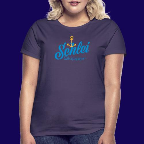 Schlei-Skipper mit Anker - Frauen T-Shirt