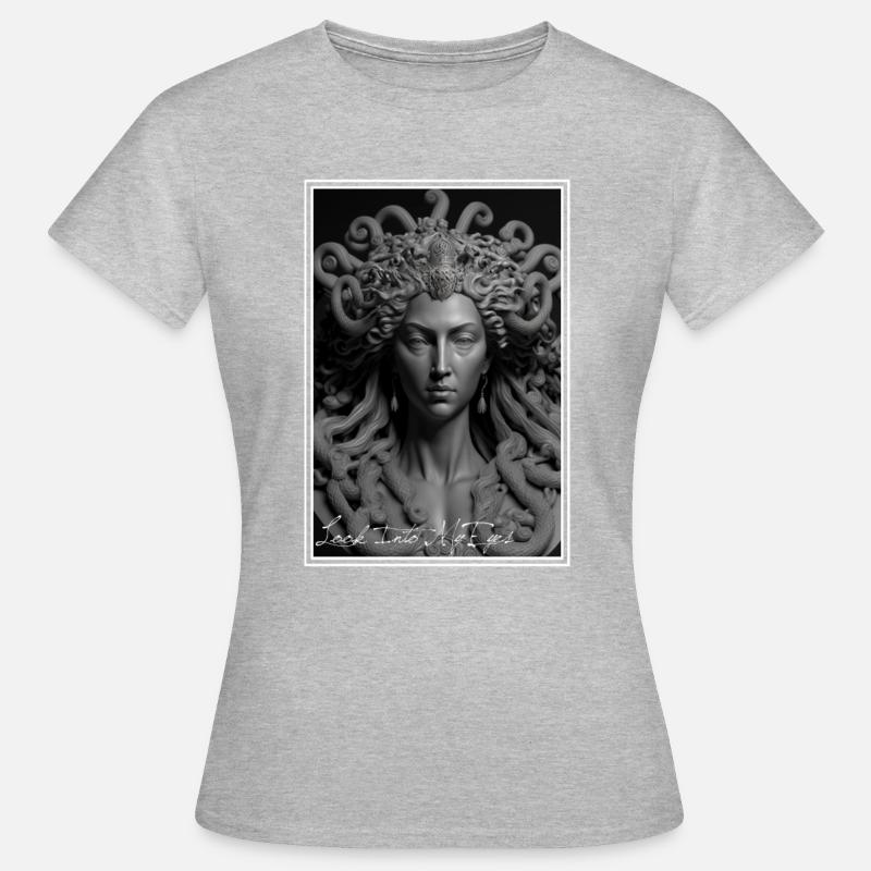 Look Into My Eyes - 3D Render - Women's T-Shirt - heather grey