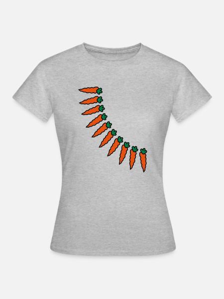 carrots - Frauen T-Shirt - Grau meliert
