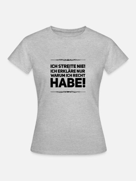 Besserwisser - Frauen T-Shirt - Grau meliert