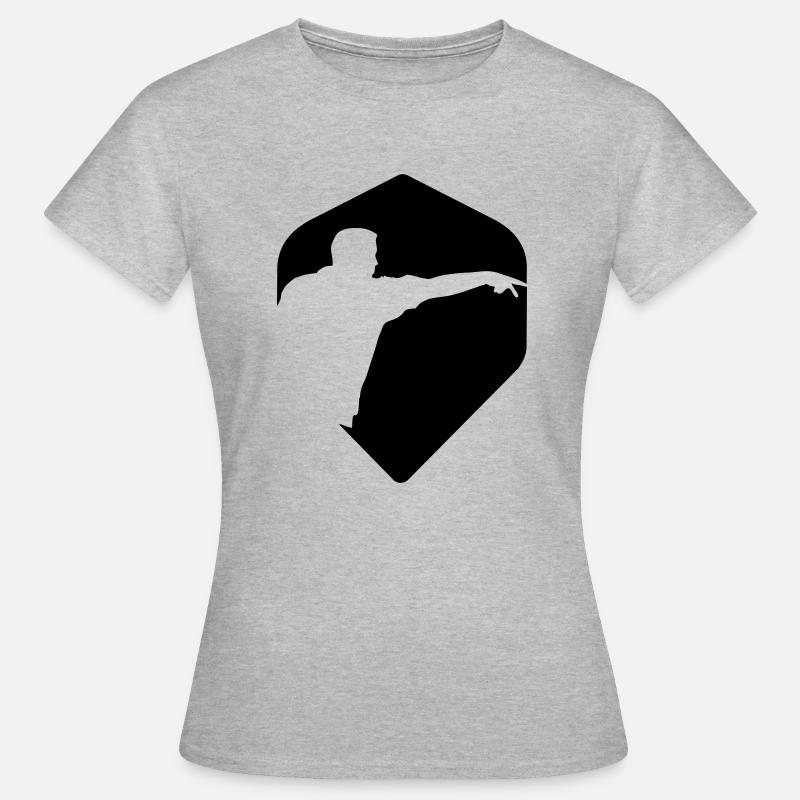 Vol de fléchettes - T-shirt Femme - gris chiné