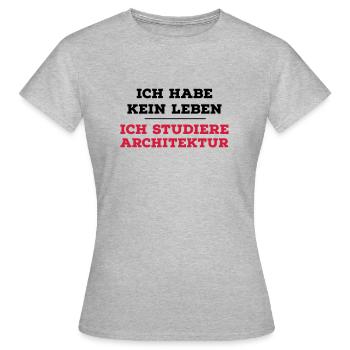 Architektur - Frauen T-Shirt - Grau meliert - Vorne - AI Model Female 172 dark (172cm)