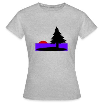 Christmas Island - Women's T-Shirt - heather grey - Front - AI Model Female 172 dark (172cm)