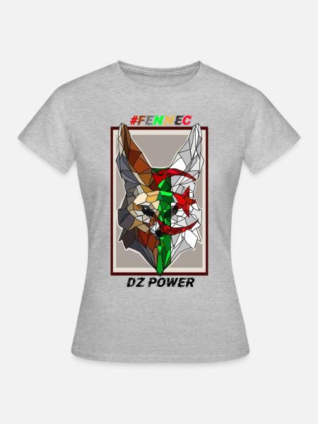 Fennec DZ power - T-shirt Femme - gris chiné