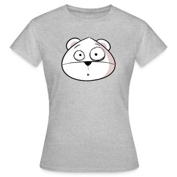 Euh oh - T-shirt Femme - gris chiné - Devant - AI Model Female 172 dark (172cm)