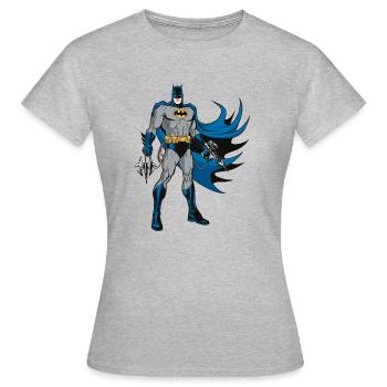 Batman Pose with Gear - Women's T-Shirt - heather grey - Front - AI Model Female 172 dark (172cm)