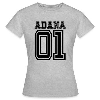 Adana 01 Turquie - T-shirt Femme - gris chiné - Devant - AI Model Female 172 dark (172cm)