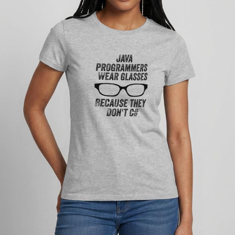 Drôles de programmeurs Java T-shirt Femme