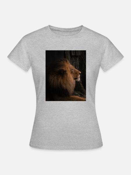 Lion King - Frauen T-Shirt - Grau meliert