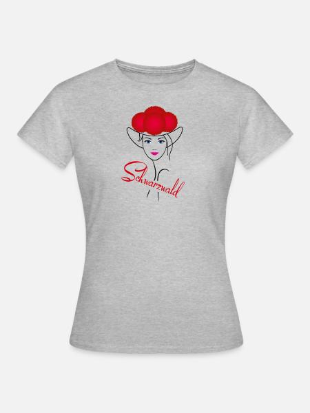 Forêt-Noire - T-shirt Femme - gris chiné