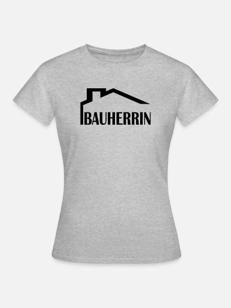 Bauherrin 2 - Frauen T-Shirt - Grau meliert
