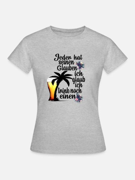 Urlaub - Frauen T-Shirt - Grau meliert