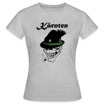 Carinthie - T-shirt Femme - gris chiné - Devant - AI Model Female 172 dark (172cm)