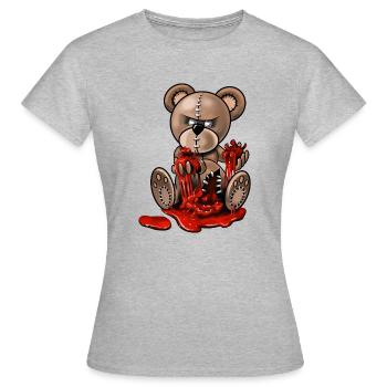 Bear Voodoo - Women's T-Shirt - heather grey - Front - AI Model Female 172 dark (172cm)