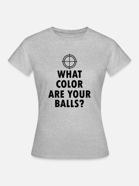 Paintball Airsoft - Frauen T-Shirt - Grau meliert