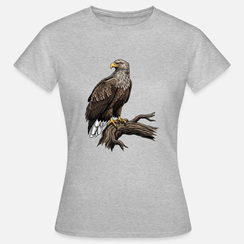 White-tailed Eagle Haliaeetus Albicilla - Women's T-Shirt - heather grey