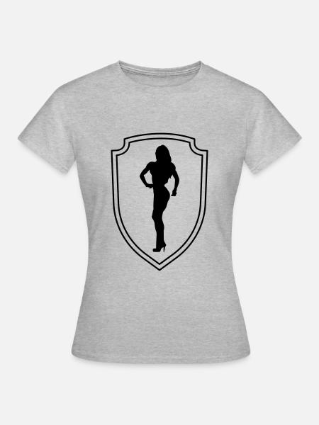 fitness femme - T-shirt Femme - gris chiné