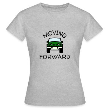 Off-road Moving Forward - Women's T-Shirt - heather grey - Front - AI Model Female 172 dark (172cm)