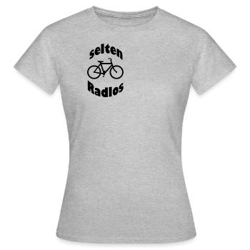 Selten Radlos - Frauen T-Shirt - Grau meliert - Vorne - AI Model Female 172 dark (172cm)