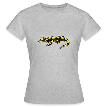 Salamandre tachetée I - T-shirt Femme - gris chiné - Devant - AI Model Female 172 dark (172cm)