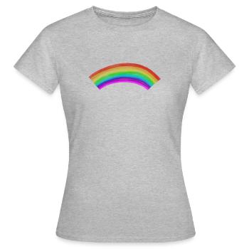 Arc en ciel, arc en ciel - T-shirt Femme - gris chiné - Devant - AI Model Female 172 dark (172cm)