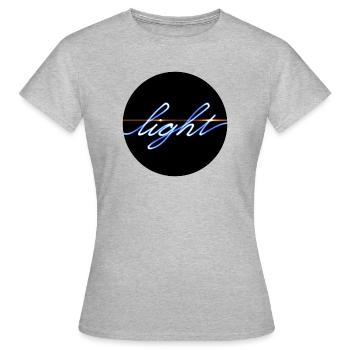 Light - Women's T-Shirt - heather grey - Front - AI Model Female 172 dark (172cm)