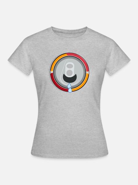 Cola Fanta Can - Frauen T-Shirt - Grau meliert