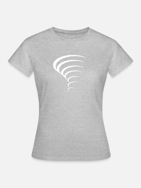 Tornade - T-shirt Femme - gris chiné