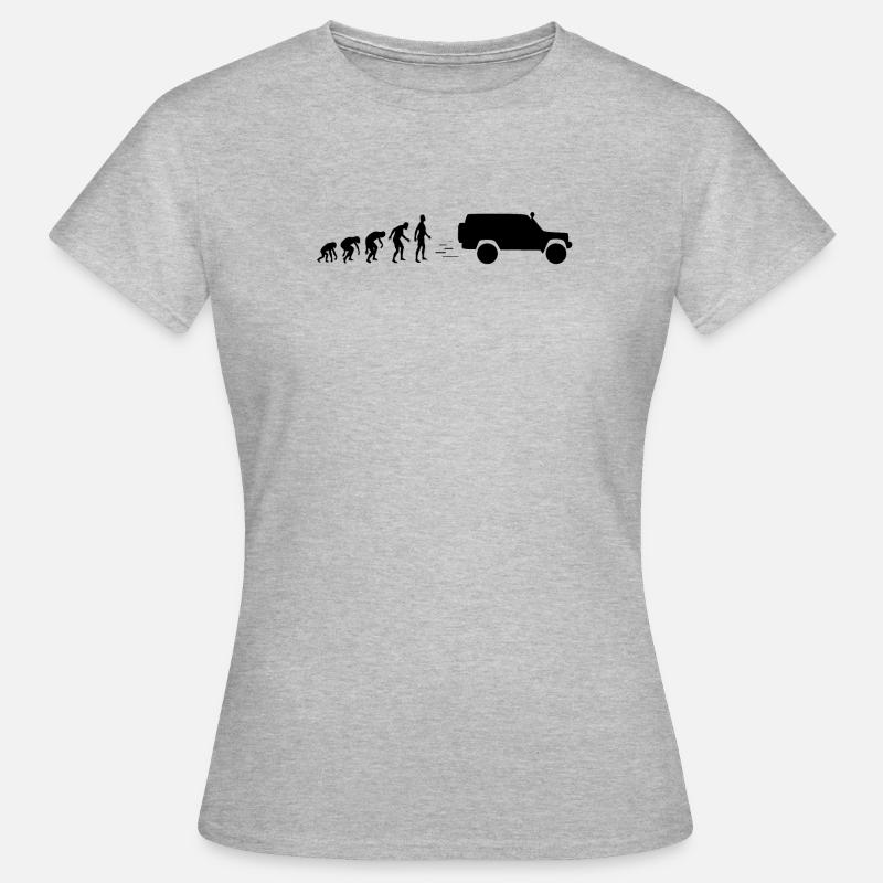 Evolution 4x4 Land Cruiser Style - Women's T-Shirt - heather grey