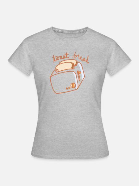 Toaster - Frauen T-Shirt - Grau meliert