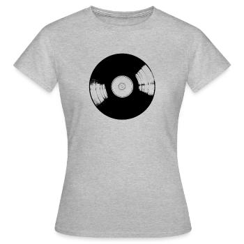 Vinyle - T-shirt Femme - gris chiné - Devant - AI Model Female 172 dark (172cm)