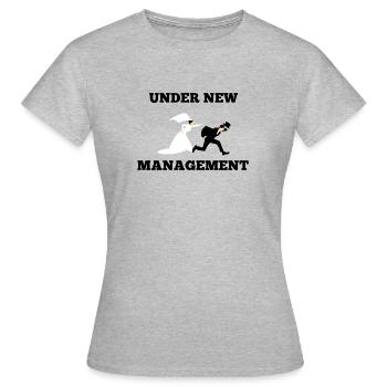 Enterrement de vie de garçon - T-shirt Femme - gris chiné - Devant - AI Model Female 172 dark (172cm)