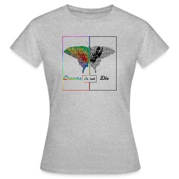 Rêver - T-shirt Femme - gris chiné - Devant - AI Model Female 172 dark (172cm)