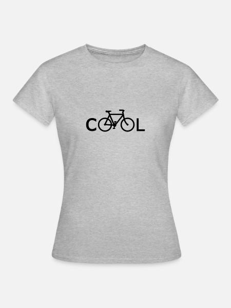 Vélo cool - T-shirt Femme - gris chiné
