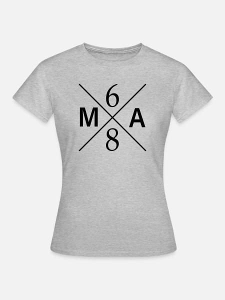 MannheimTurm - Frauen T-Shirt - Grau meliert