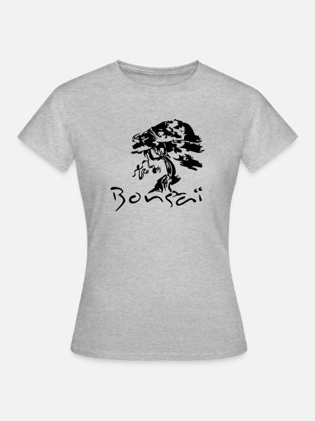 Bonsai - Frauen T-Shirt - Grau meliert