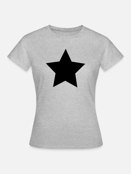 stern mode - Frauen T-Shirt - Grau meliert
