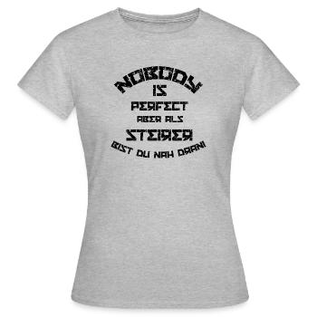 Steiermark - Frauen T-Shirt - Grau meliert - Vorne - AI Model Female 172 dark (172cm)