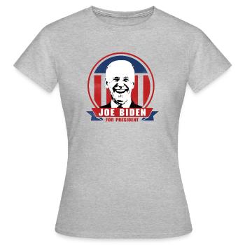 Joe Biden Veto - T-shirt Femme - gris chiné - Devant - AI Model Female 172 dark (172cm)